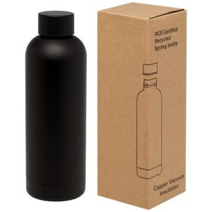 Bidón con aislamiento de cobre de 500 ml de acero inóxidable reciclado con certificado RCS 'Spring'