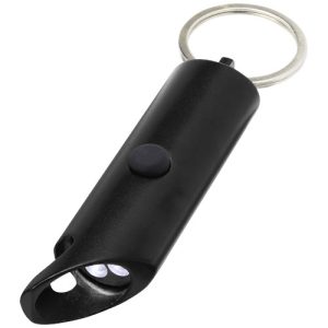 Luz LED IPX de aluminio reciclado y abrebotellas con llavero 'Flare'
