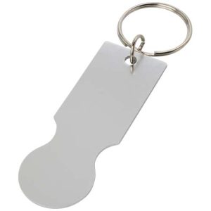 Llavero con moneda para carrito de la compra 'Rhea'