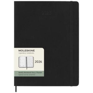 Libreta XL con tapa blanda de 12 meses 'Moleskine'