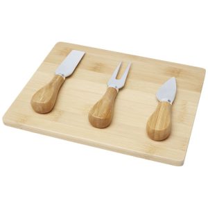 Tabla de quesos y utensilios de bambú 'Ement'