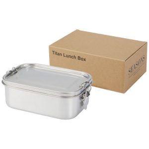 Fiambrera de 750 ml en acero inoxidable reciclado 'Titan'