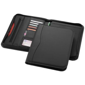Portafolios A4 con cremallera 'Ebony'