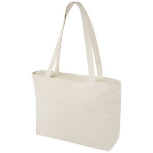 Bolsa Tote de algodón 320 g/m² con cremallera 'Ningbo'