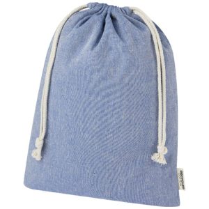 Bolsa de regalo grande de 4 l de algodón reciclado GRS de 150 g/m² 'Pheebs'