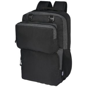 Mochila para portátil de 15' reciclada GRS en dos tonos de 14 L 'Trailhead'