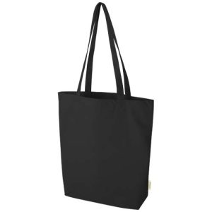 Bolsa Tote de 11 l con fondo ancho algodón orgánico OCS de 180 g/m² 'Odisha'