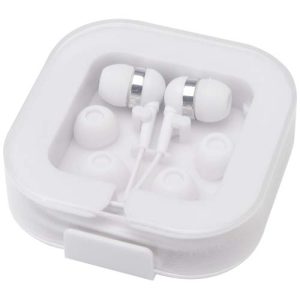 Auriculares tipo C con cable y caja de plástico reciclado 'Dofida'