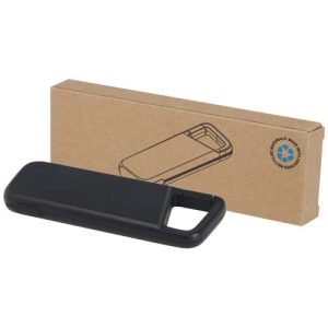 Batería externa de 5000 mAh y 12 W de plástico reciclado resistente al agua con mosquetón 'Alkes'