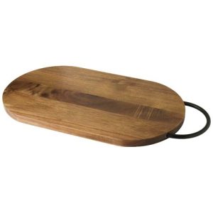 Tabla de cortar de madera de acacia con mango 'Julienne'