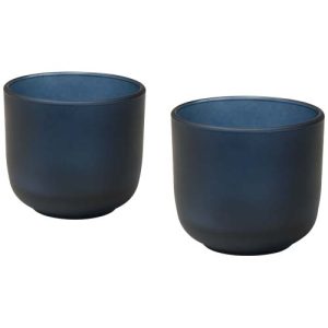 Juego de 2 vasos de cristal acabado mate de 200 ml 'Male'