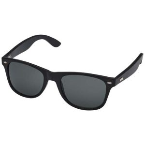 Gafas de sol de bambú con revestimiento en negro 'Arlo'
