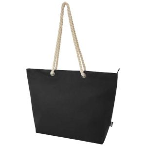 Bolsa de playa refrigeradora de material reciclado GRS con asas de cuerda 'Panama' 23L