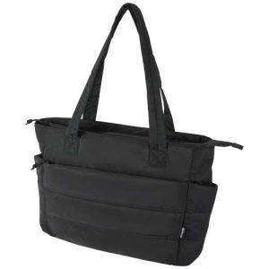 Bolsa Tote para portátil de 15,6' y 18l de material reciclado GRS 'Puffer'