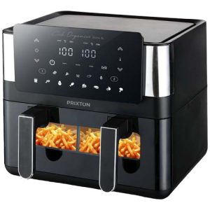 Freidora de aire dual de 8 l 'Prixton Cook Organics'