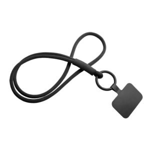 Lanyard con soporte para teléfono con tubo elástico 'Tubyard'