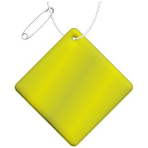 Colgante de PVC reflectante en forma de diamante pequeño H-09 'RFX™'