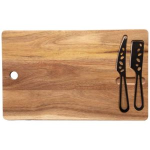 Set de tabla de cortar y cuchillos para queso 'SCX.design K06'