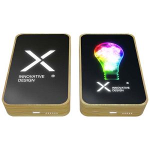 Batería externa de bambú de 10 000 mAh 'SCX.design P27MagSafe'