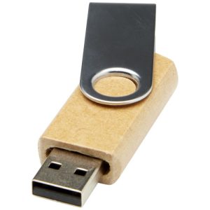 Memoria USB 2.0 de papel reciclado 'Rotate'