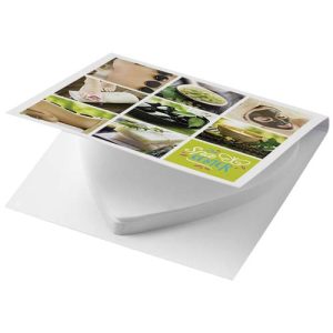 Libreta con notas adhesivas de tapa blanda con forma de corazón 'Sticky-Mate®'
