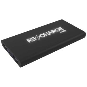 Batería externa inalámbrica de caucho luminosa de 10 000 mAh 'SCX.design P40'