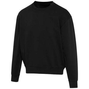 Jersey unisex de 280 g/m2 orgánico con certificado OCS oversize de cuello redondo 'Boris'