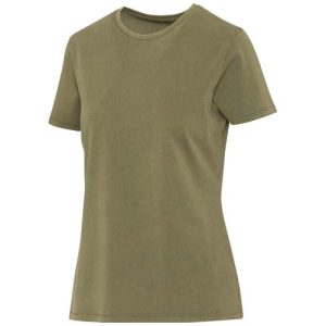Camiseta lavada de manga corta de 160 g/m2 para mujer 'Nanaimo'