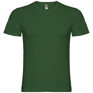 Camiseta de cuello de pico de manga corta para hombre 'Samoyedo'