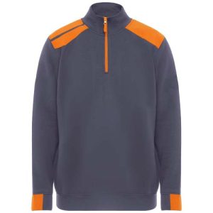 Jersey con media cremallera de 280 g/m2 para hombre 'Maverick'
